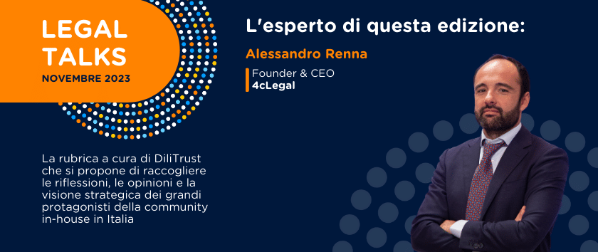 Alessandro Renna intervistato per la rubrica di DiliTrust Legal Talks di Settembre