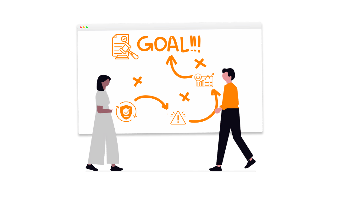 goal, people, illustration