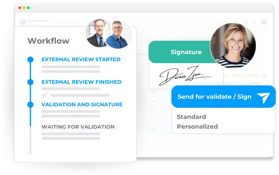 Contract Management module interface