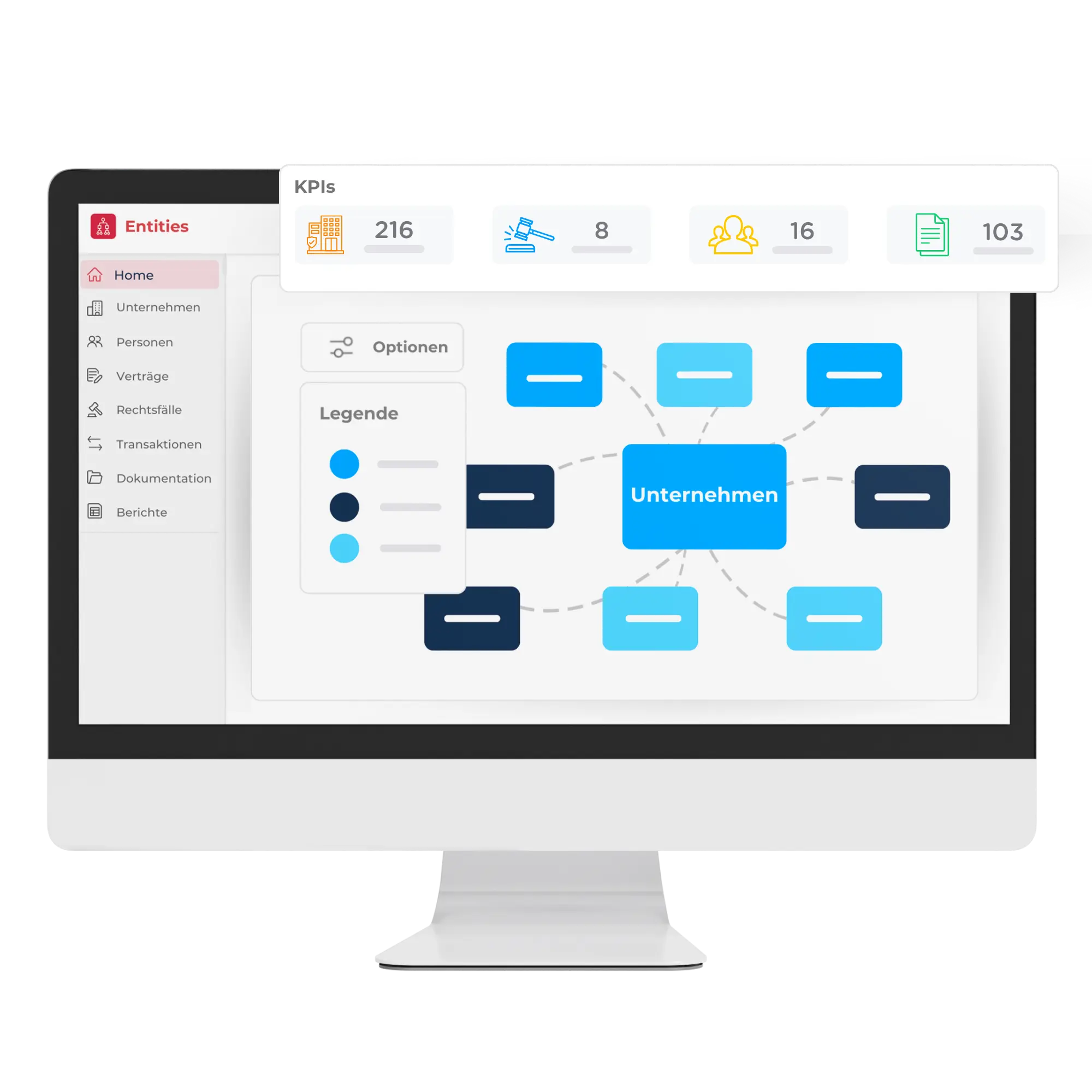 Schnittstelle zum Modul Entity Management