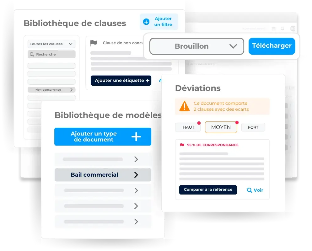 Contract Management module interface