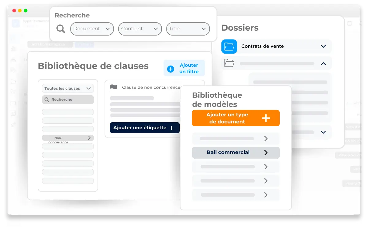 Interface du module CLM