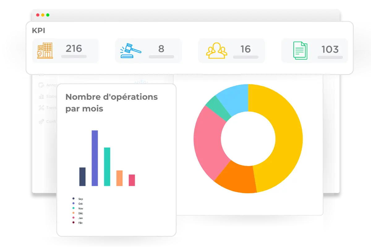 Interface du module Entités Juridiques