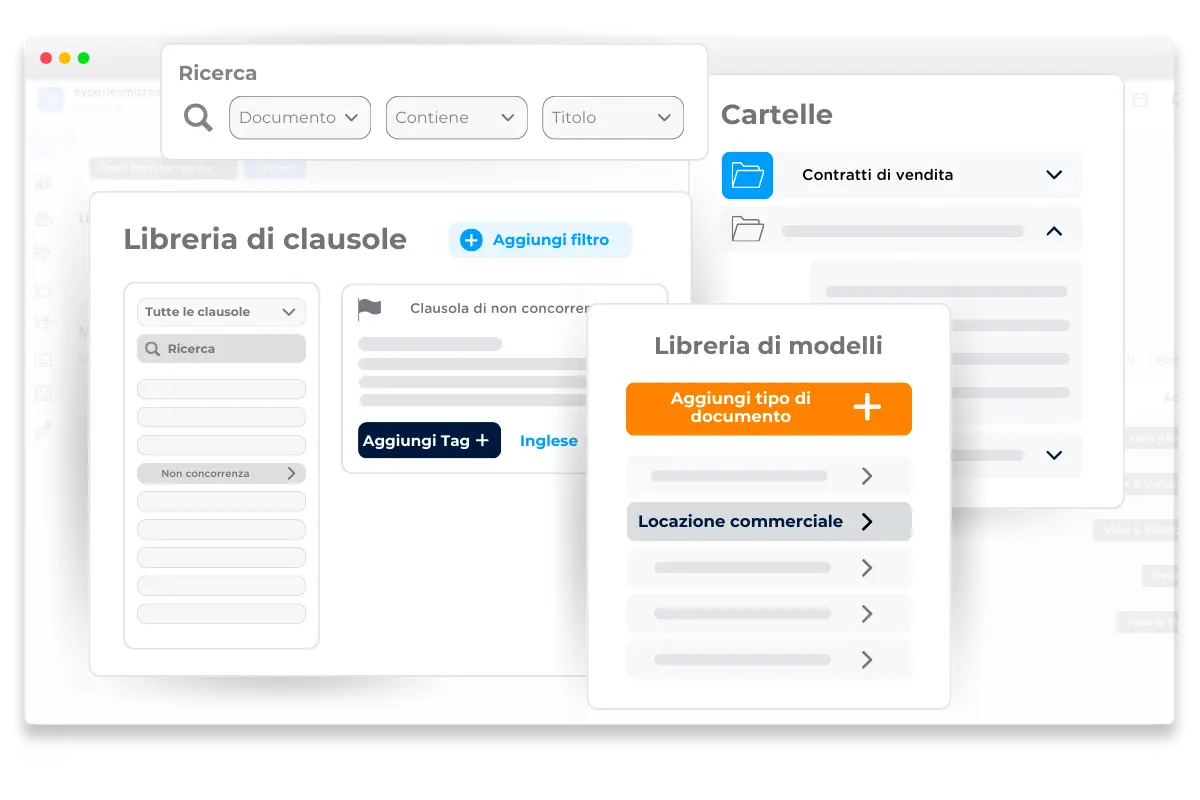 Interfaccia del modulo CLM