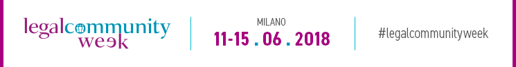 Legal COmmunity Week Milano 2028 banner