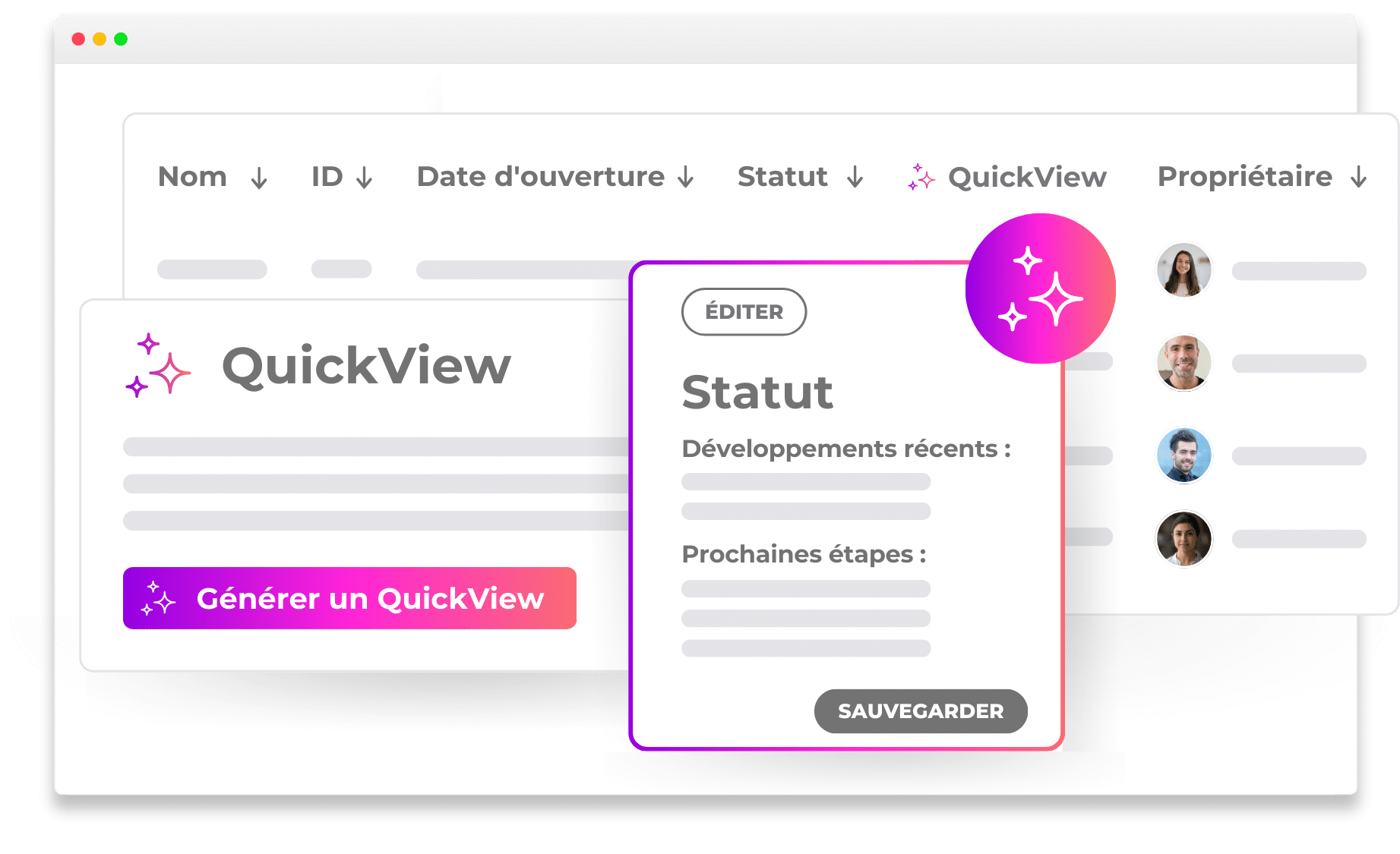 Contract Management module interface