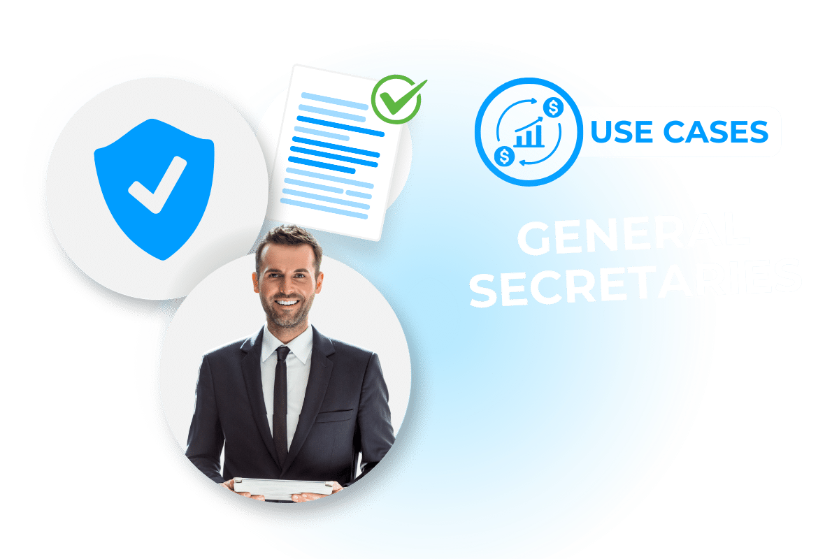Show the DiliTrust Governance Solution - Image with people working in Real Estate