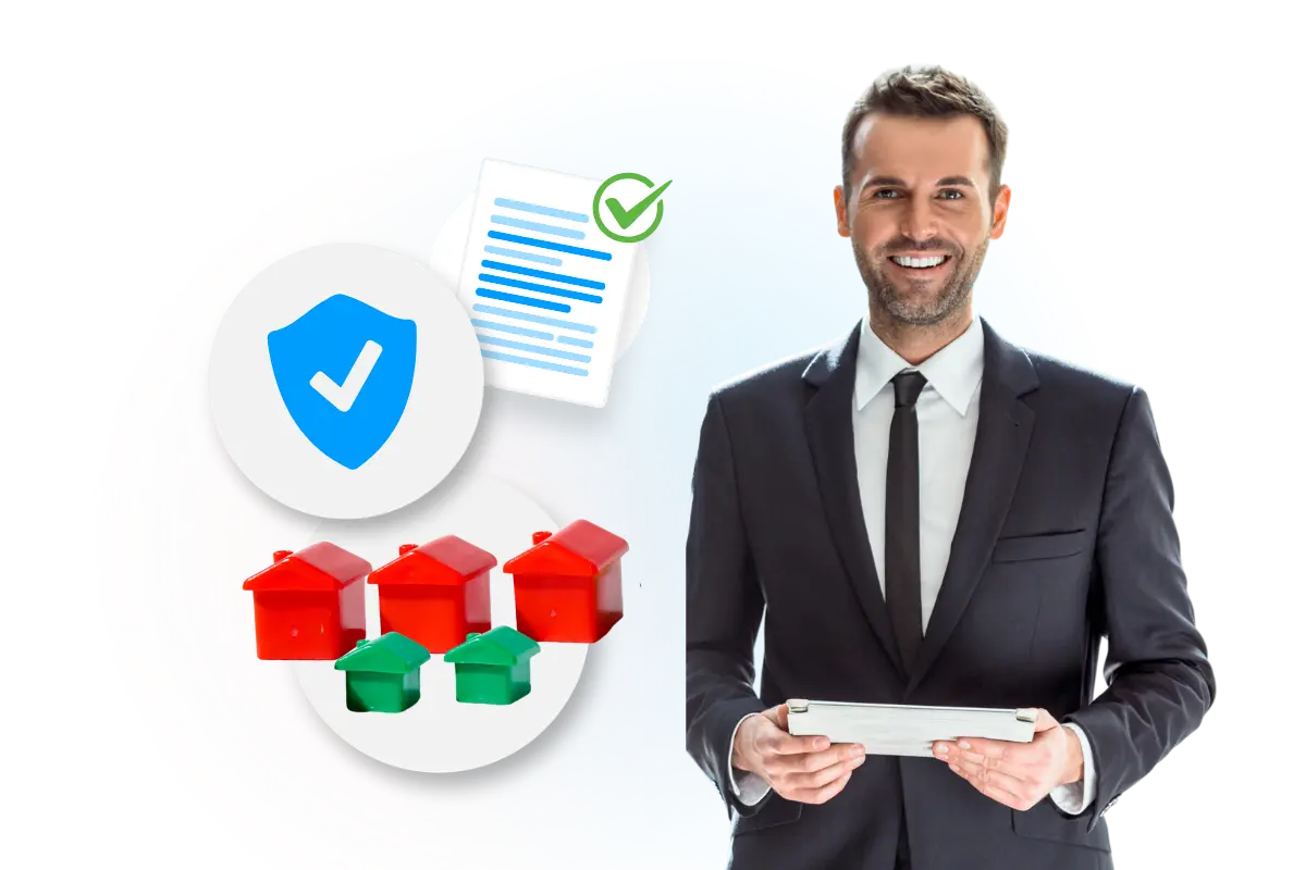 Show the DiliTrust Governance Solution - Image with people working in Real Estate