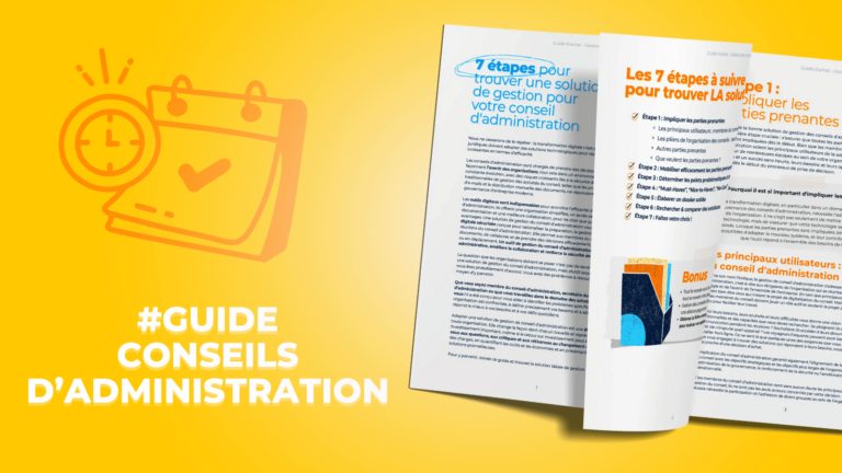 Solutions de gestion des conseils d'administration